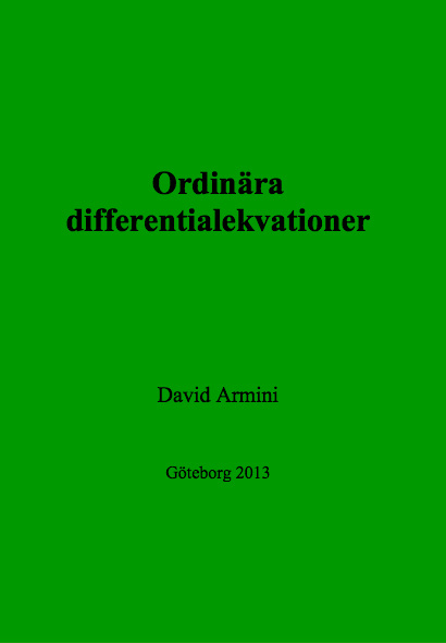 Ordinära differentialekvationer